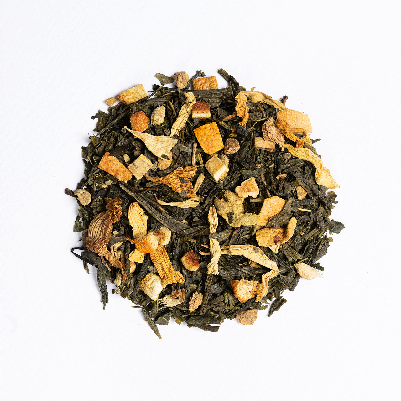 Ingwer-Zitrone Grüner Tee aromatisiert