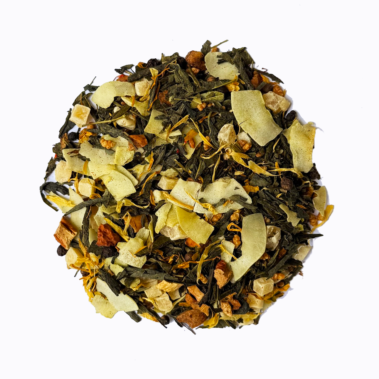 Tropennacht Mango-Kokos Grüner Tee aromatisiert